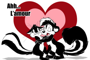 Skunk cartoon