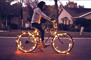 Bicycle Battery Operated Christmas Lights